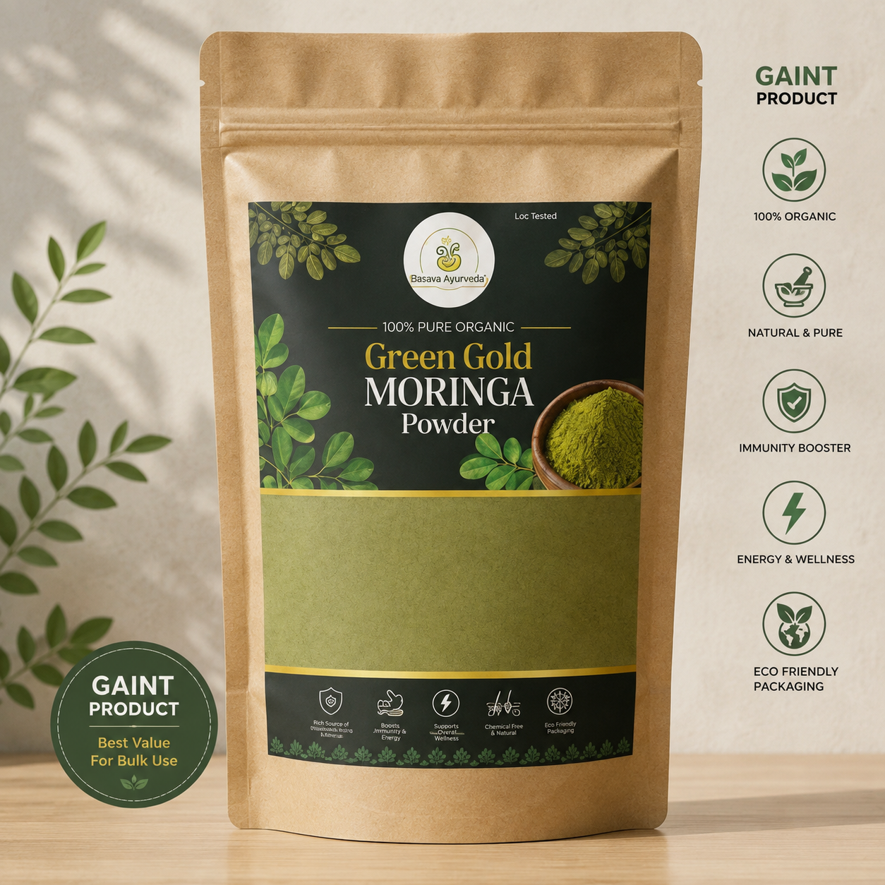 Green Gold Moringa Powder